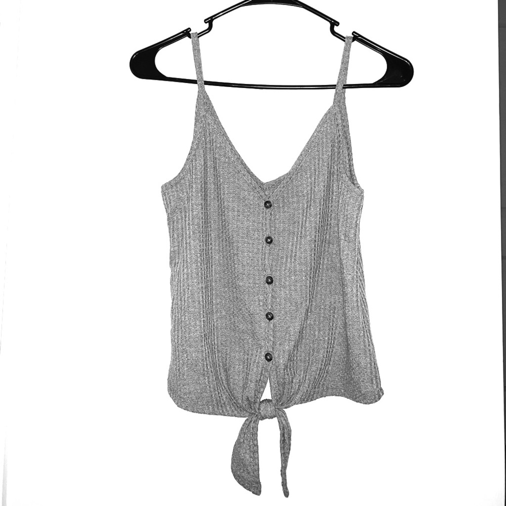 Grey waffle tank